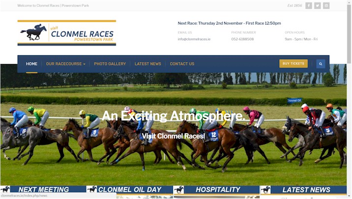 Clonmel Races website